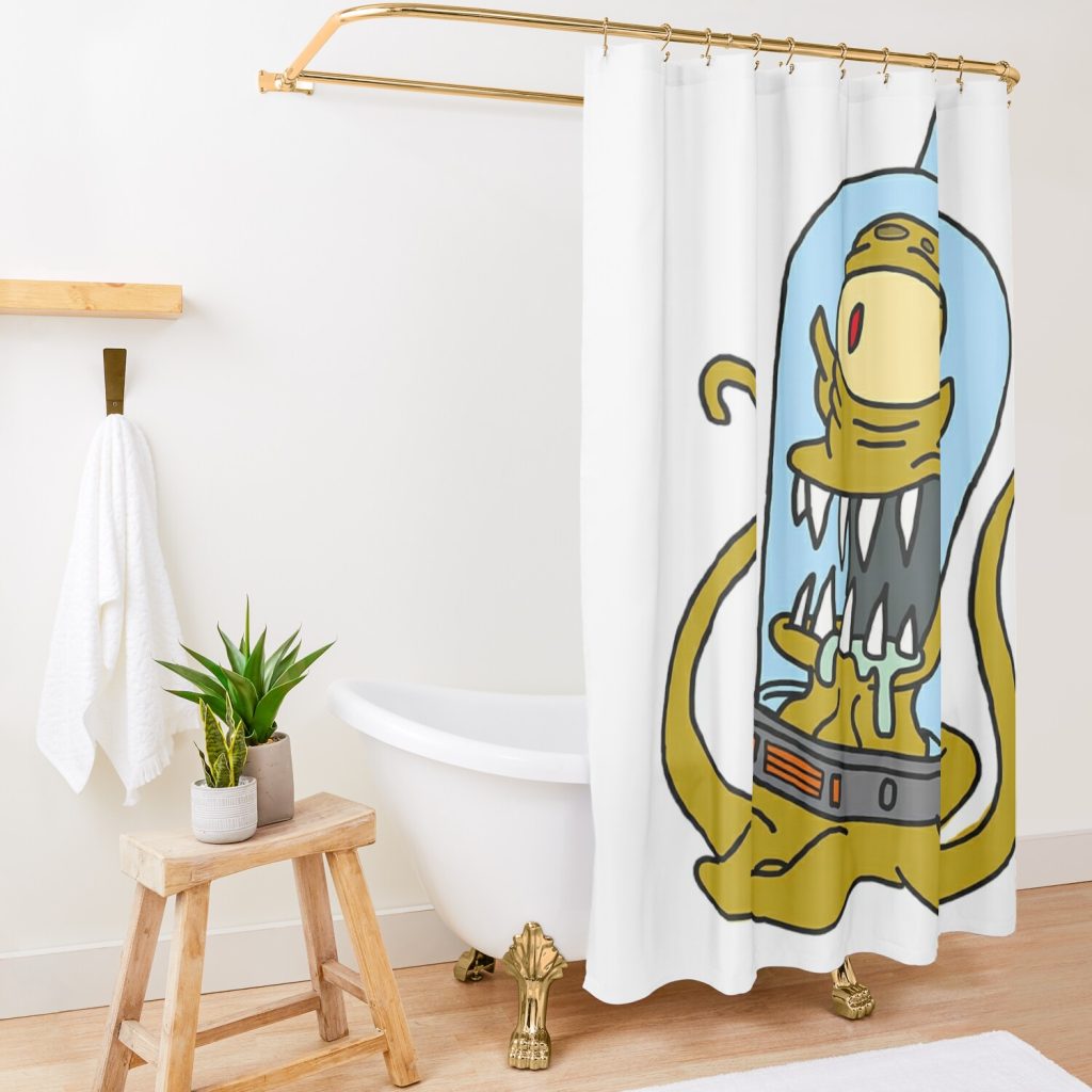 Simpsons Kang Shower Curtain Official The Simpsons Merch