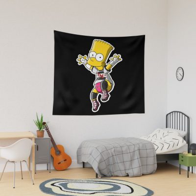 Cm Punk Bart Tapestry Official The Simpsons Merch