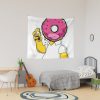 Animation Eat Donuts Tapestry Official The Simpsons Merch