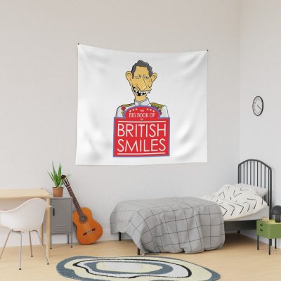 The Big Book Of British Smiles Tapestry Official The Simpsons Merch