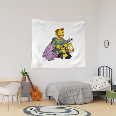 Hank Scorpio Tapestry Official The Simpsons Merch