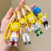 4 cartoon creative new celebrity family Simpson key chain bag pendant doll car fashion pendant ins - The Simpsons Store