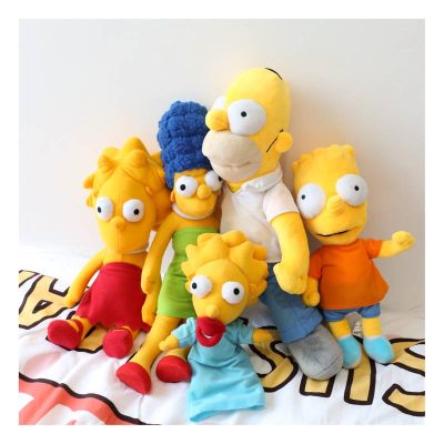 Cartoon TheSimpsons Plush Stuffed Toys TSimpsons Family Soft Stuffed Doll Cute Gift for Child Anime figure - The Simpsons Store