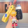 Creative The Simpsons Keychain Lovely Animation Figure Keyring Fashion Couple Backpack Car Key Chain Pendants Children 2 - The Simpsons Store