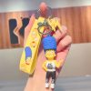 Creative The Simpsons Keychain Lovely Animation Figure Keyring Fashion Couple Backpack Car Key Chain Pendants Children 4 - The Simpsons Store