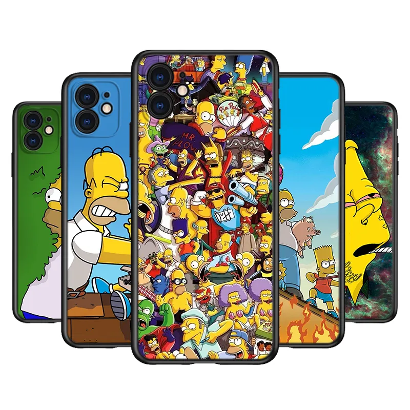 The Simpsons Silicone Cover For Apple IPhone 14 13 12 Mini 11 Pro XS MAX XR - The Simpsons Store