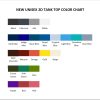 tank top color chart - The Simpsons Store