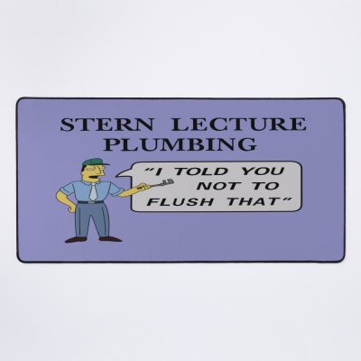 Stern Lecture Plumbing Mouse Pad Official Cow Anime Merch